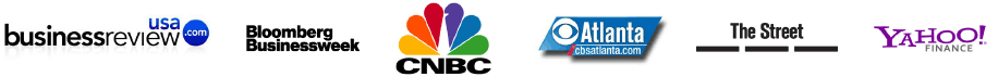 Business Review USA, Bloomberg Businessweek, CNBC, CBS Atlanta, The Street, Yahoo Finance