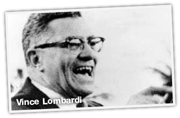 Legendary Coach Vince Lombardi
